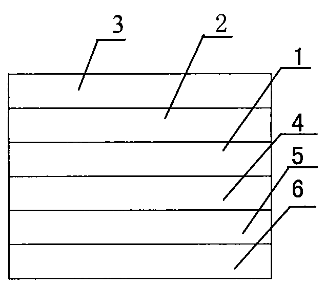 Anti-transfer multiple anti-counterfeiting label and method for producing same