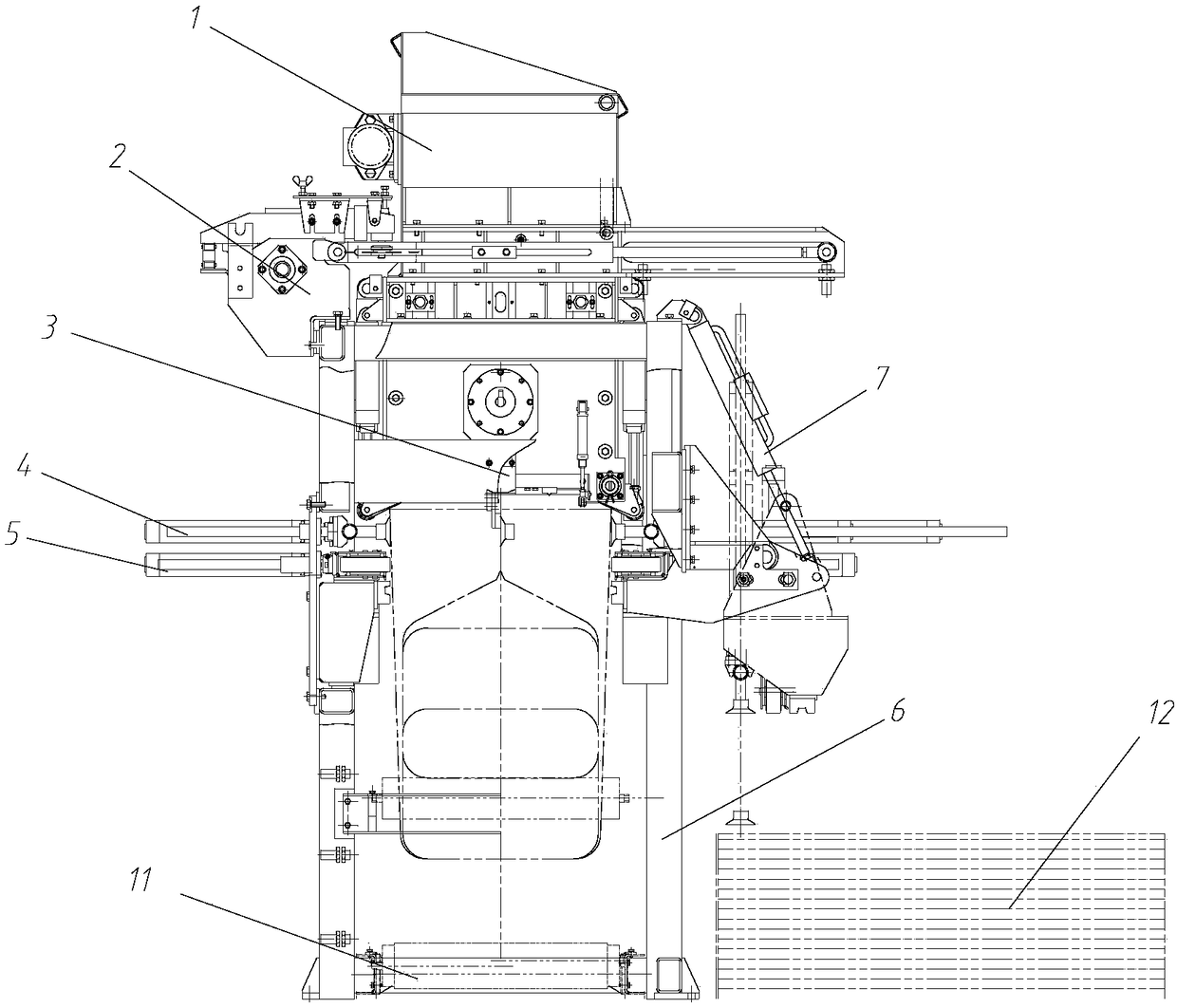 A vehicle-mounted automatic packaging mechanism for membranes