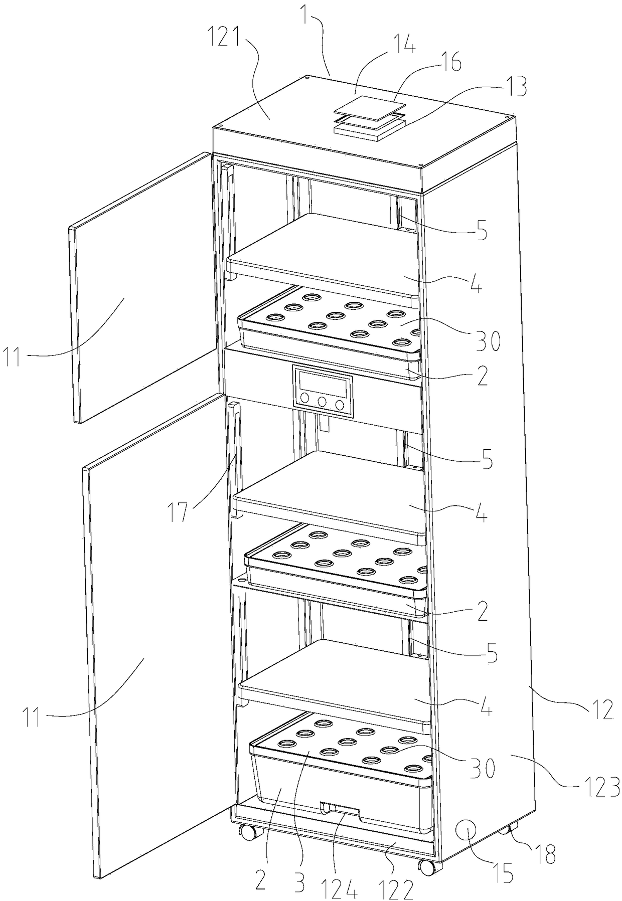 Intelligent planting box