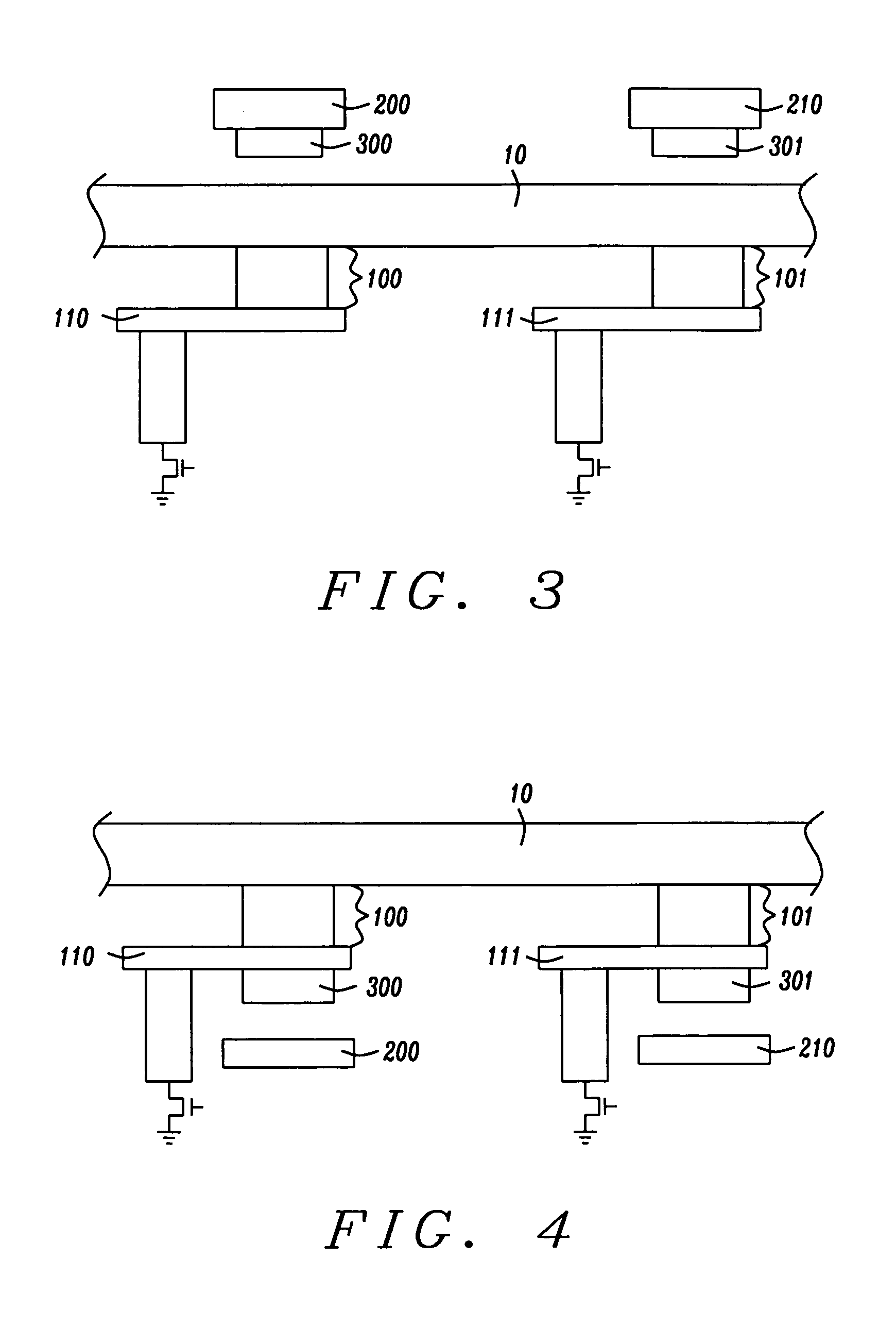 MRAM with split read-write cell structures