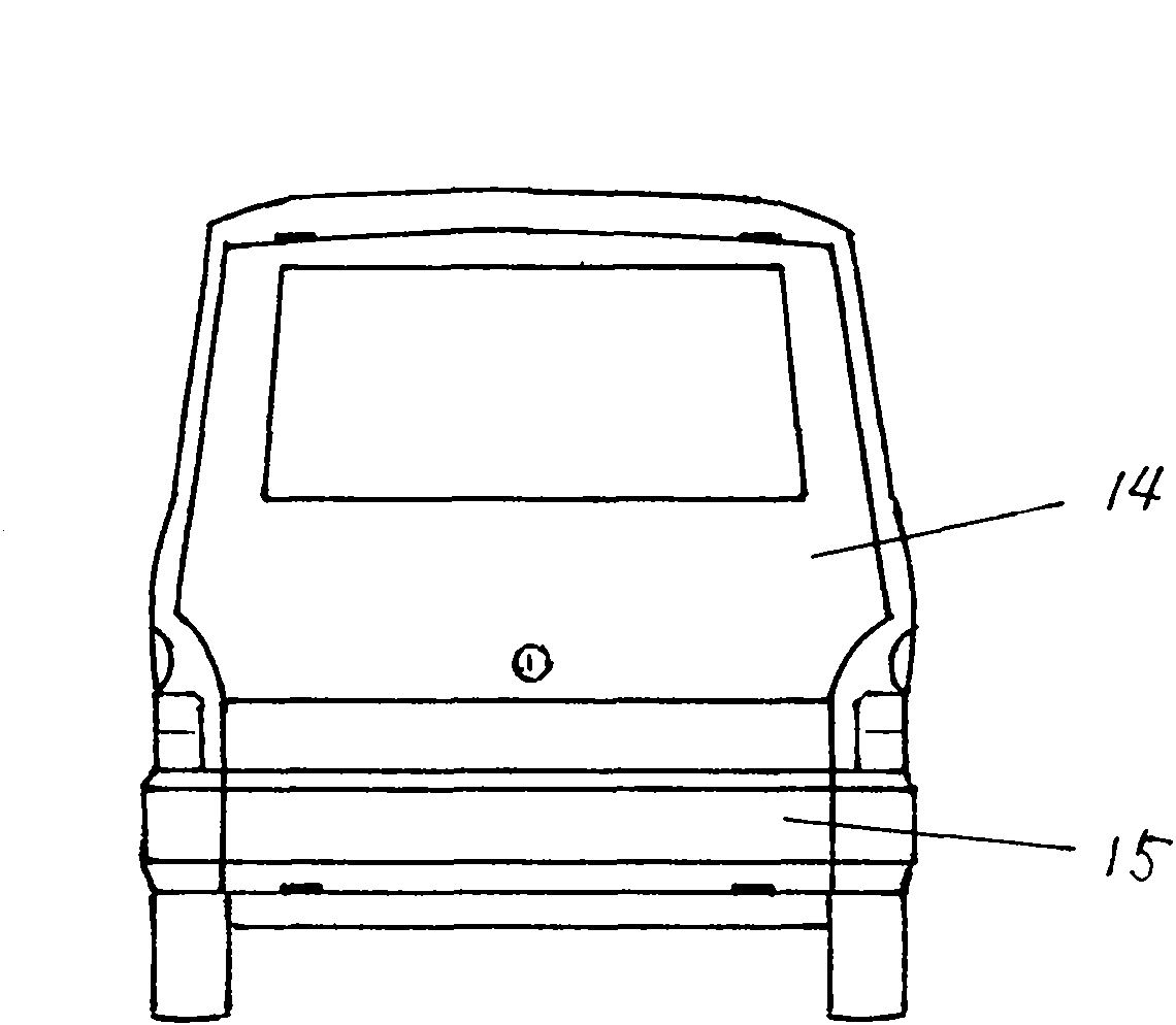 Rim-combined rim motor-driven ultra-miniature electric sedan