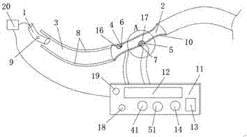 High-simulation blood-vessel-intervention support planting, training and examining device and examining method