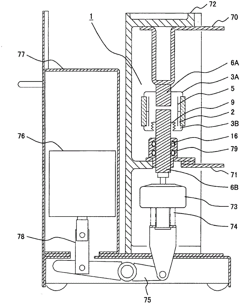 Grease for electrical contact and slide electricity structure, power switch, vacuum circuit breaker, vacuum-insulated switchgear assembling method