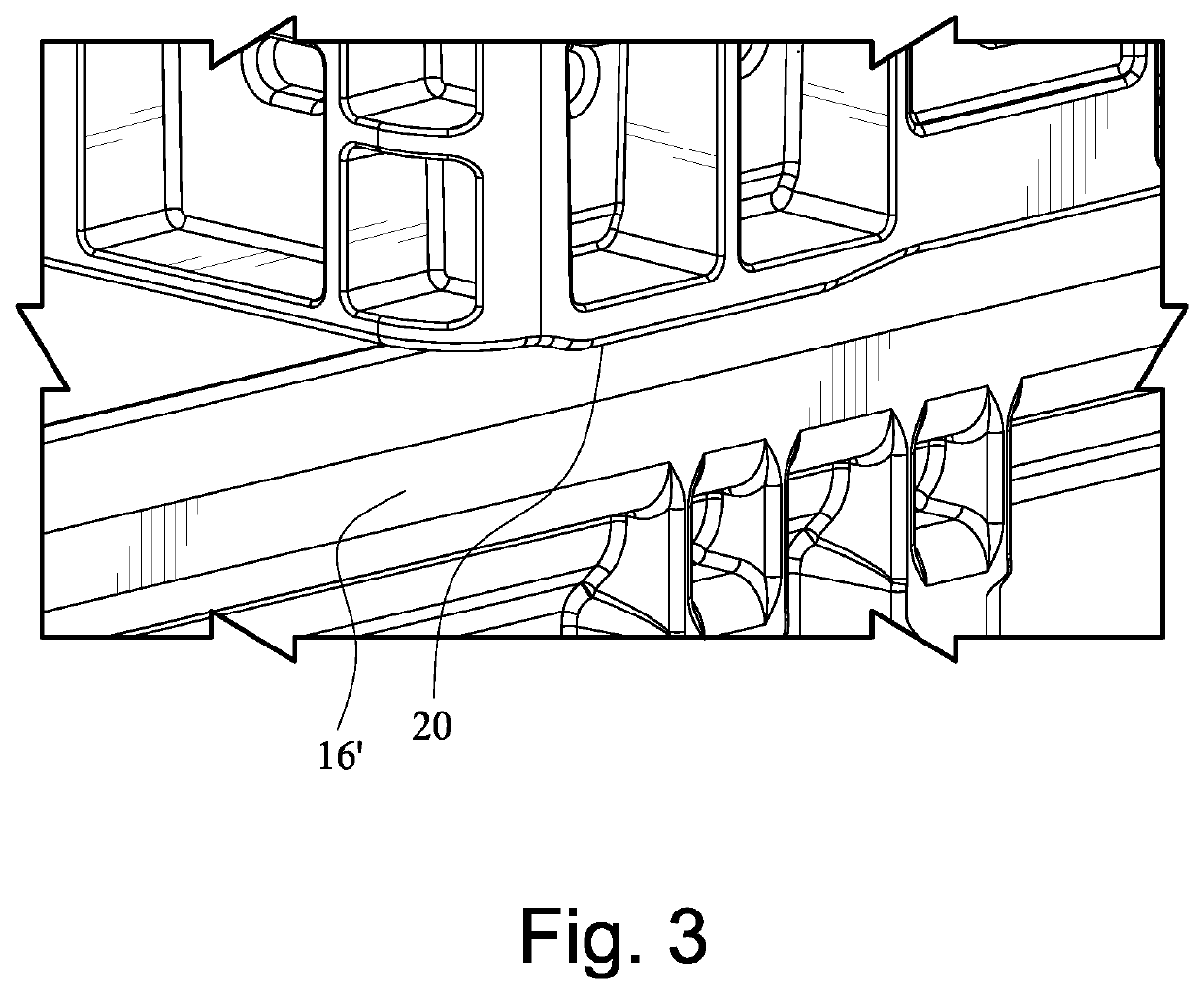 Blind-stack and nest-interlock container