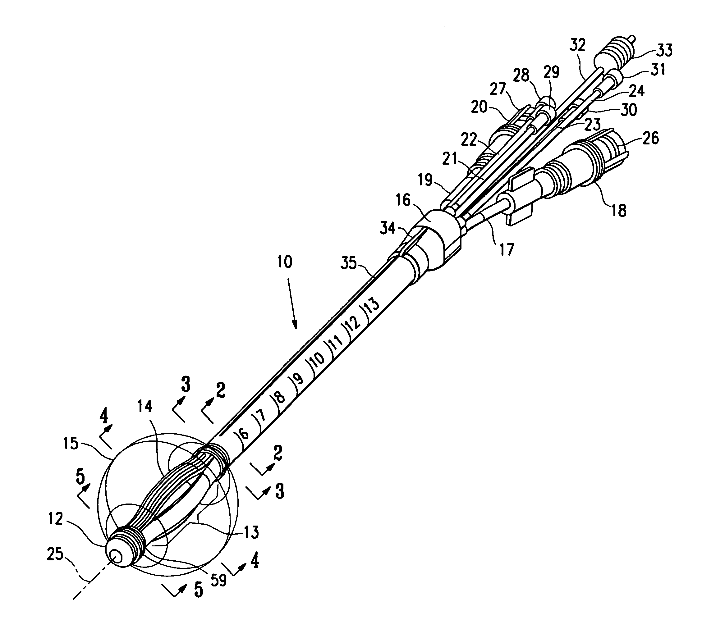 Multilumen brachytherapy balloon catheter