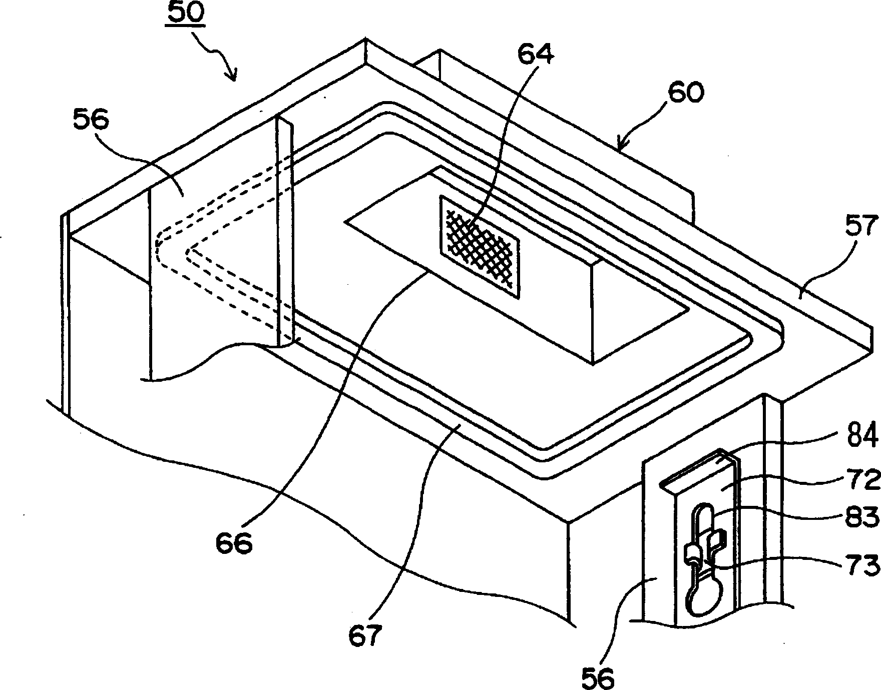 Parts mounting apparatus and parts mounting method and waste materials recovering apparatus