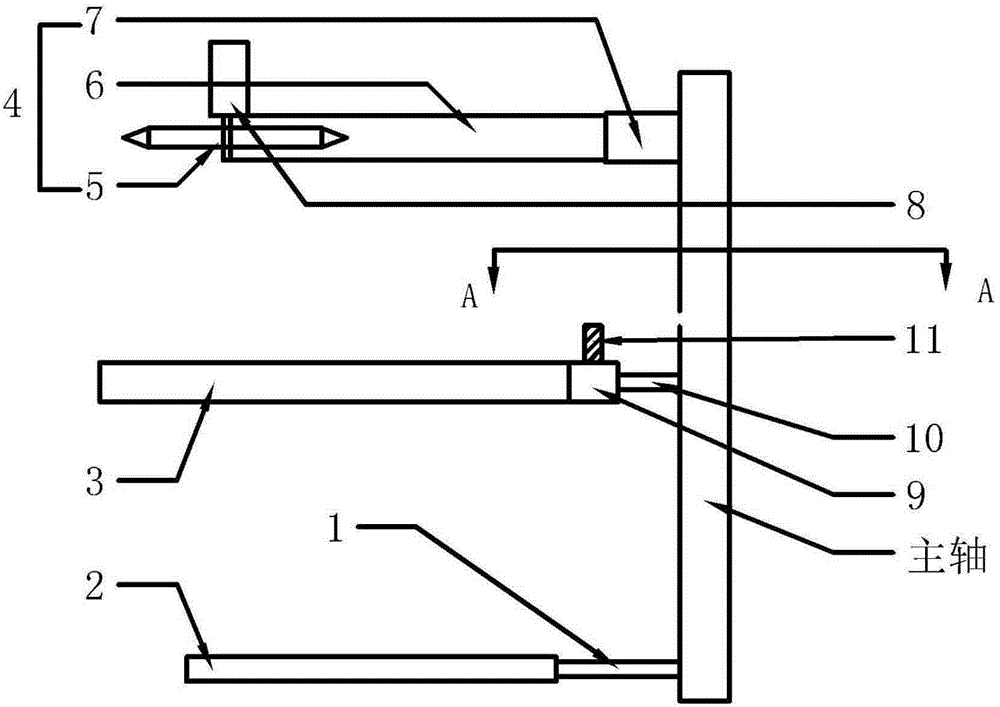 Mechanical arm clamping device