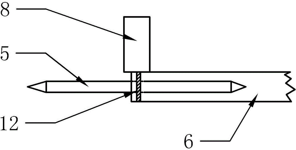 Mechanical arm clamping device