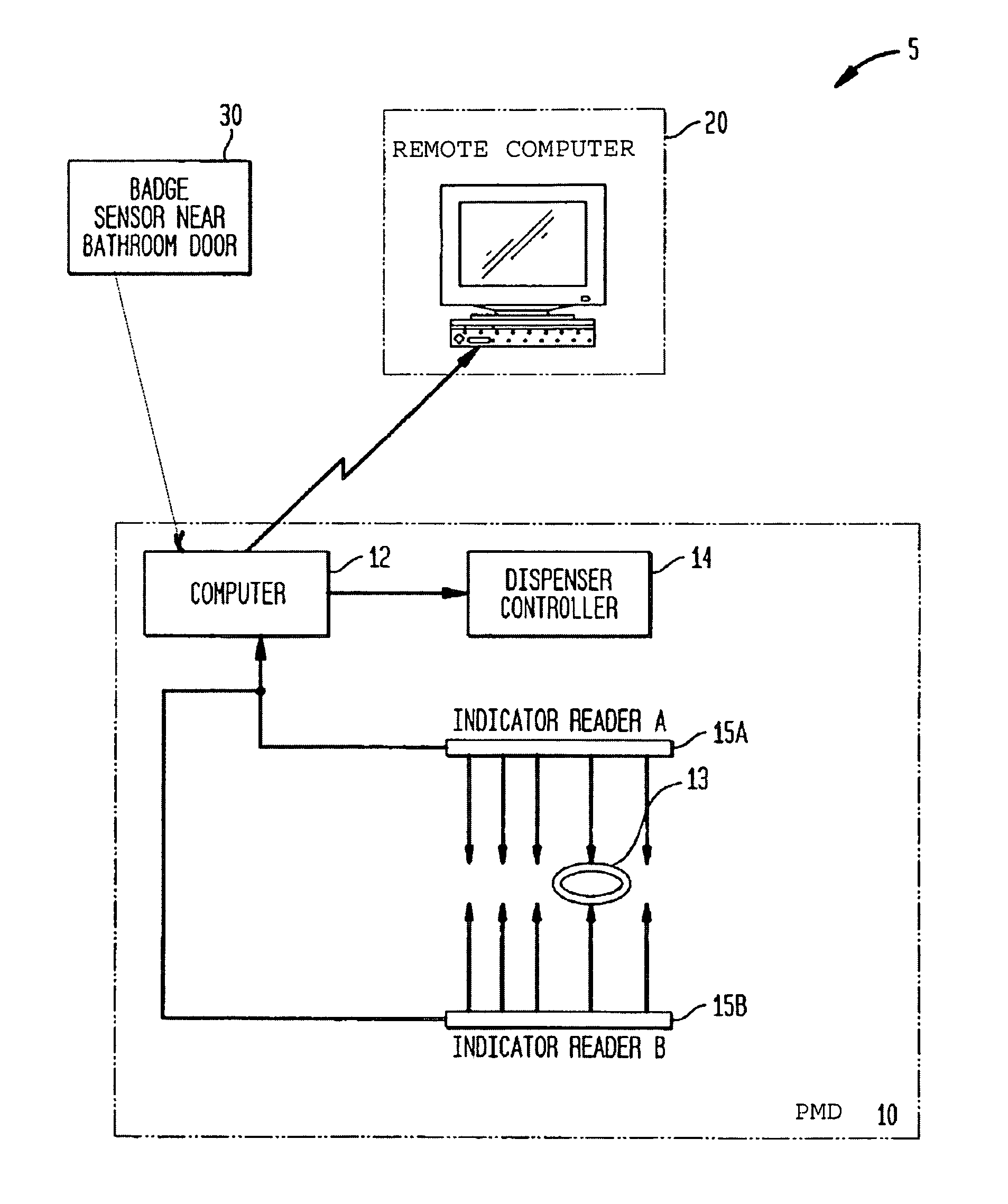 Portable hand wash monitoring system and method