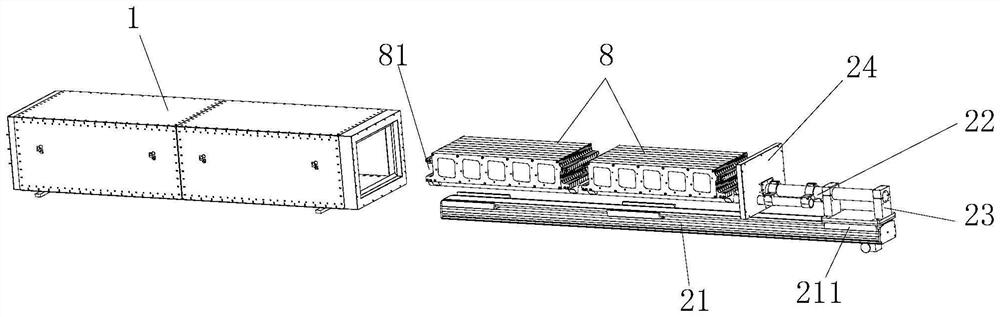 An experimental device for a tubular peCVD preheating system