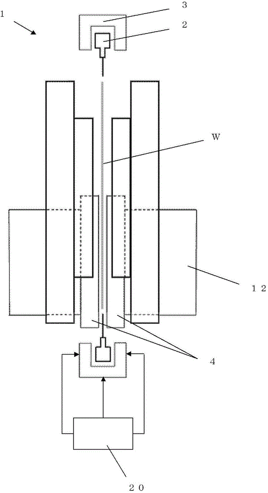 Double-headed grinding device and method for double-headed grinding of workpieces