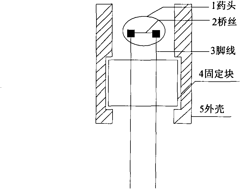 Bridgewire welding device for novel digital electronic detonator