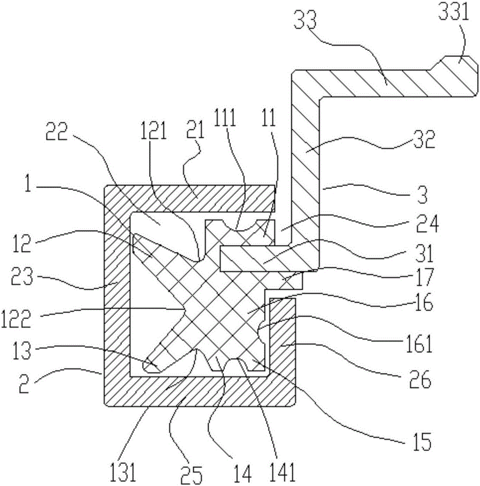 Hub bearing sealing ring of railway wagon and bearing equipped with same