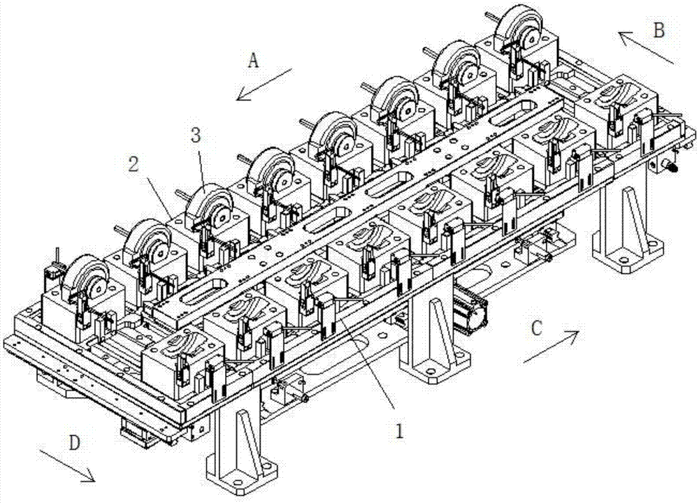 Motor carrier conveying device