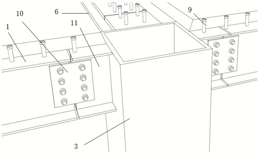 A prefabricated energy dissipation structure system and design method with separation of gravity and lateral force