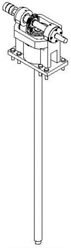 Novel raw material feeding lifting device and method for frame type sawing machine