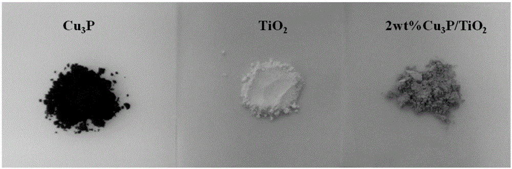 Efficient photocatalytic-water-splitting hydrogen production catalyst and preparation method thereof