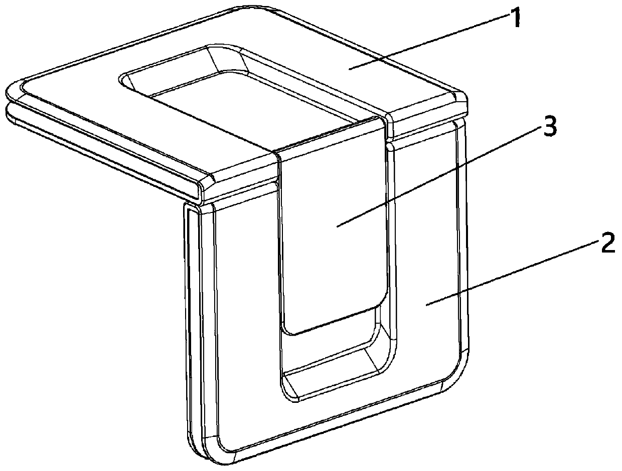 Magnetic attraction lock catch