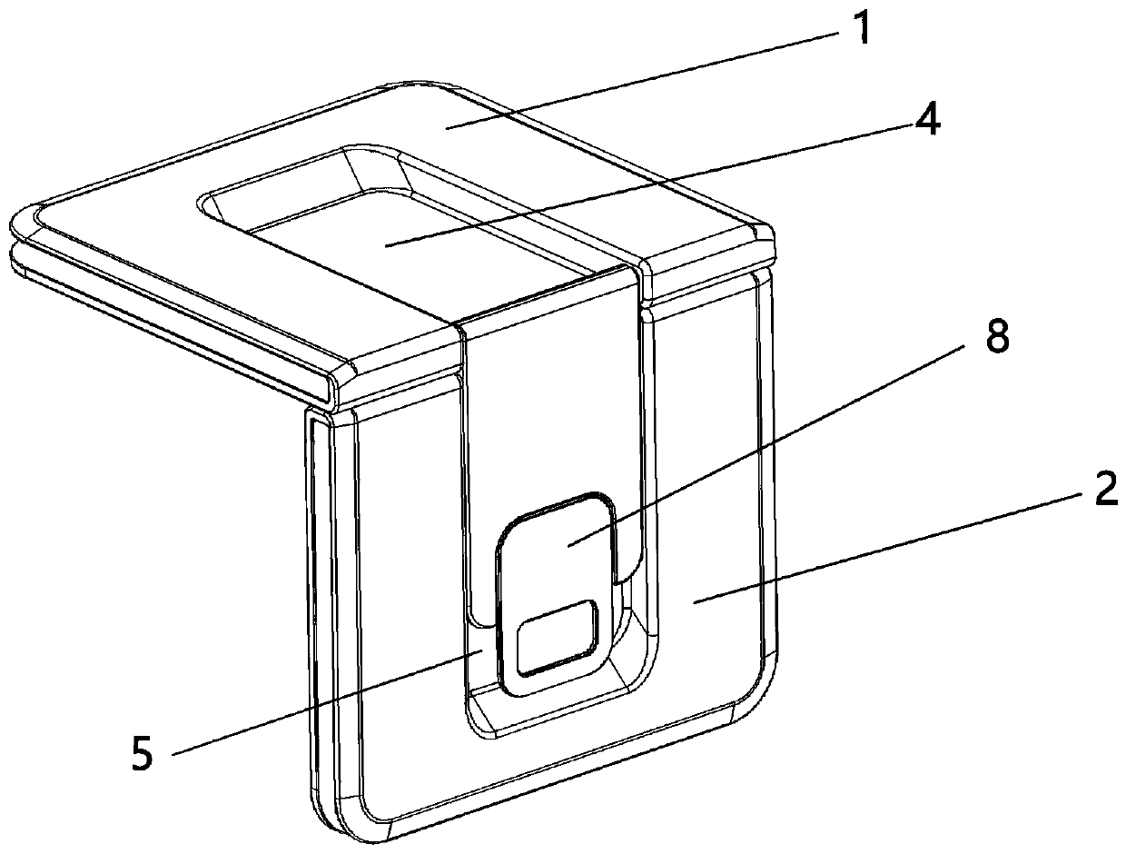 Magnetic attraction lock catch