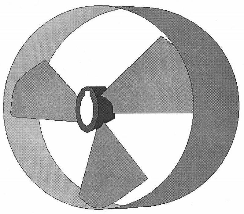 Marine thruster with flow restraining rings