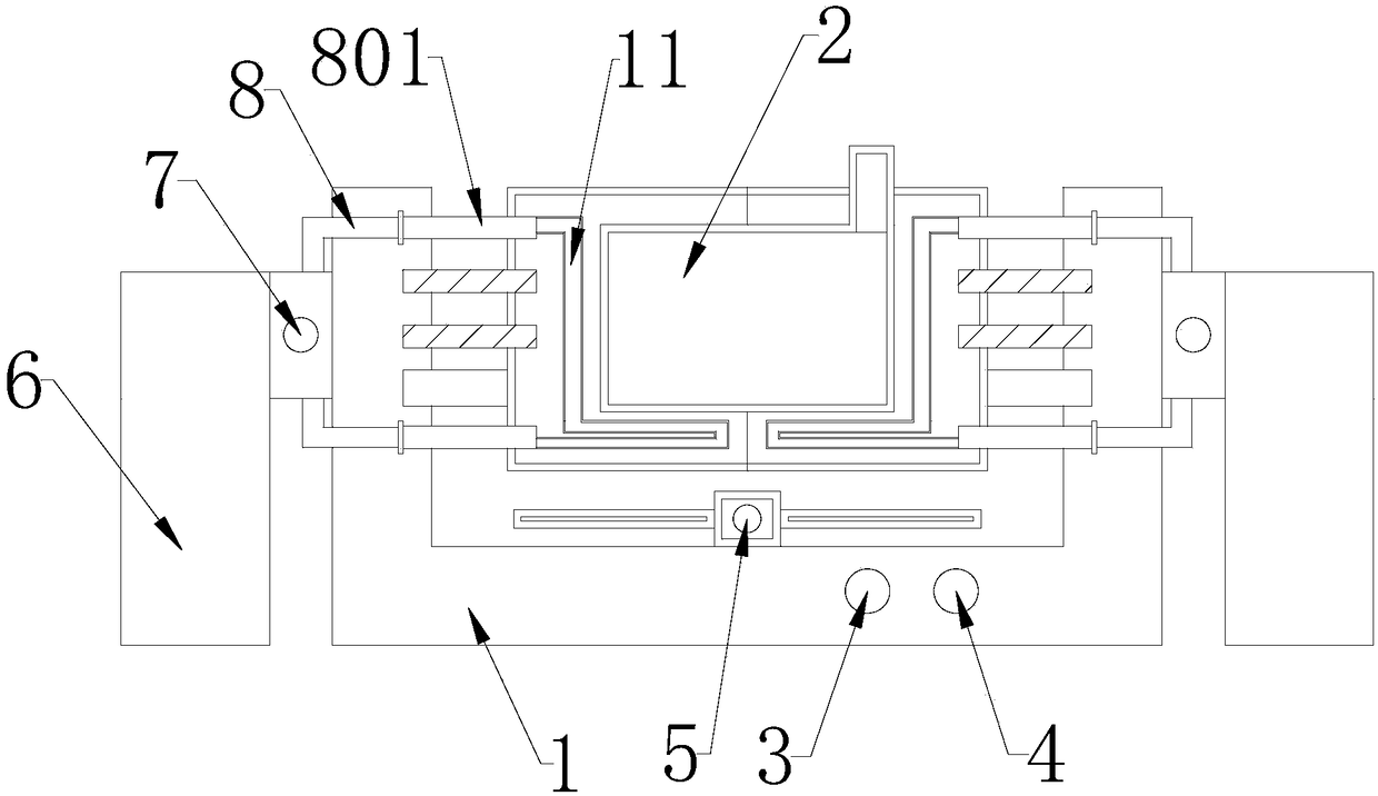 Novel casting device for cylinder head