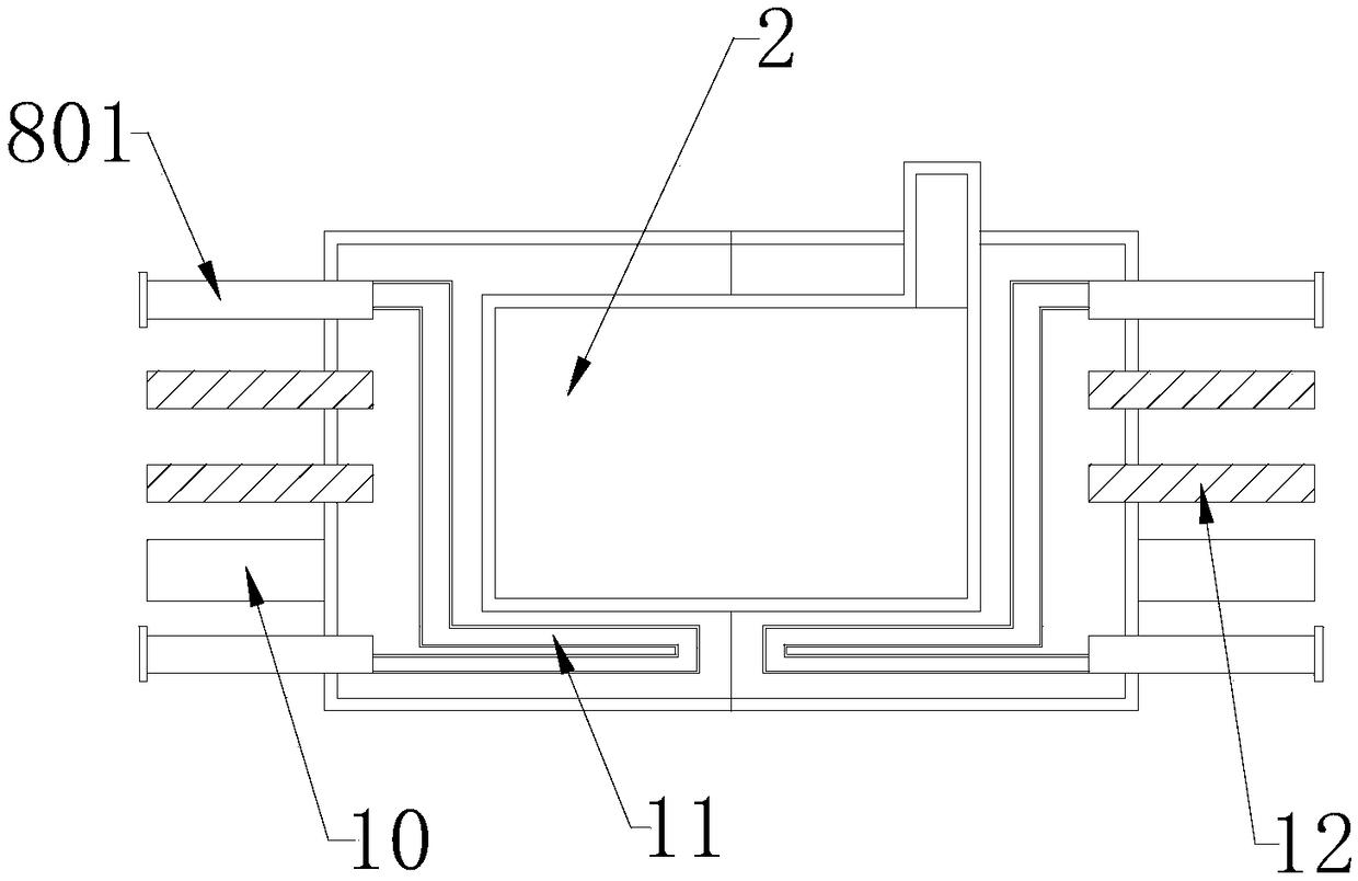 Novel casting device for cylinder head