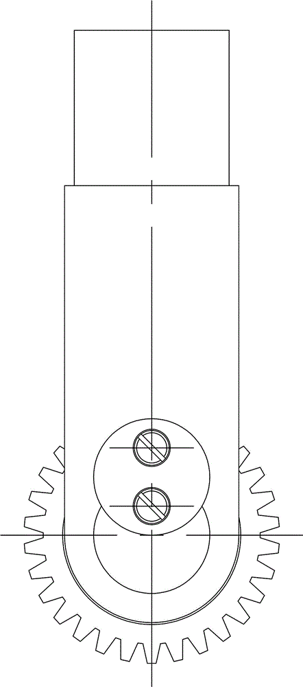 Force transferring connection structure of columnar component and platy component