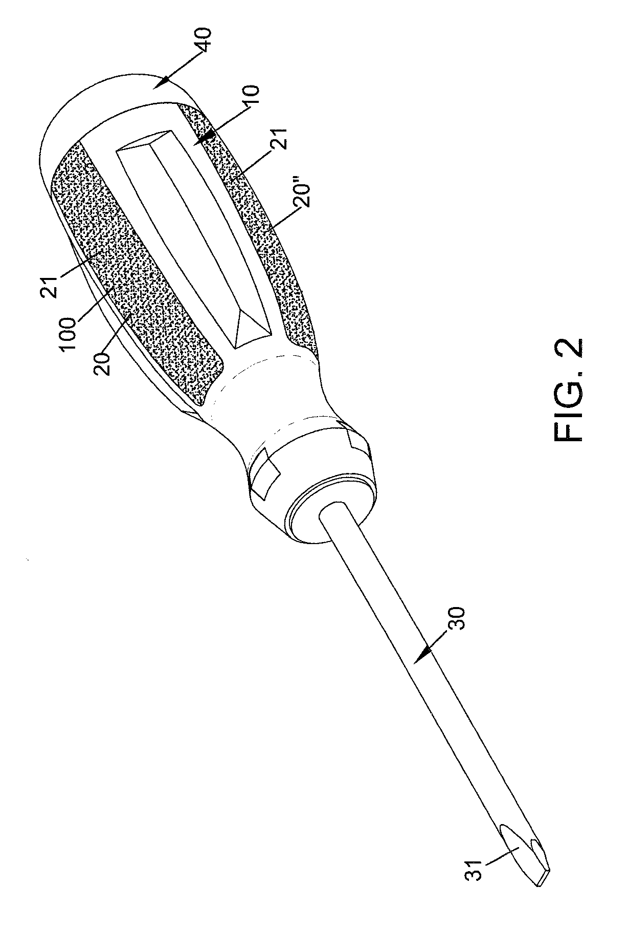 Handle of a hand tool having grinding capabilities