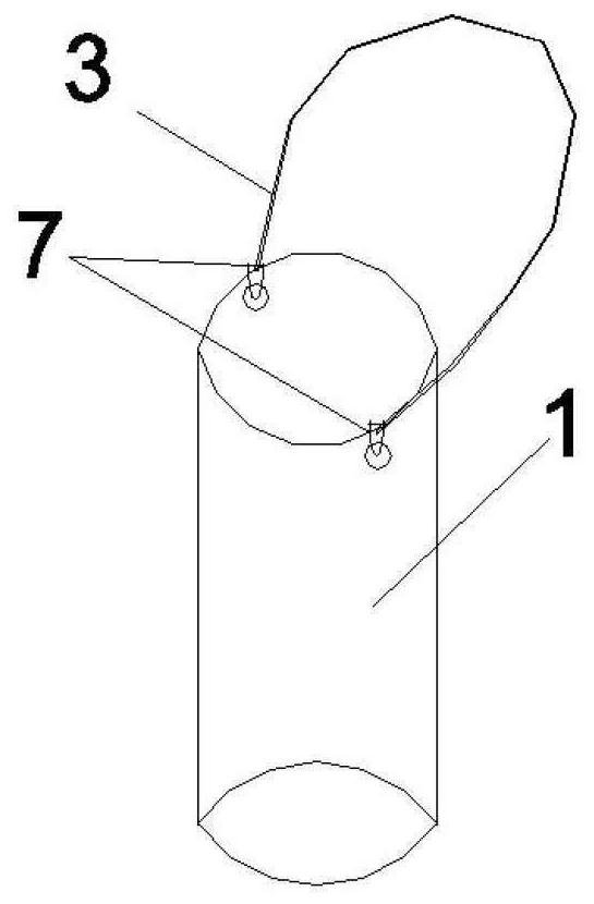 A construction method of concrete rainwater well using steel pipe as inner mold