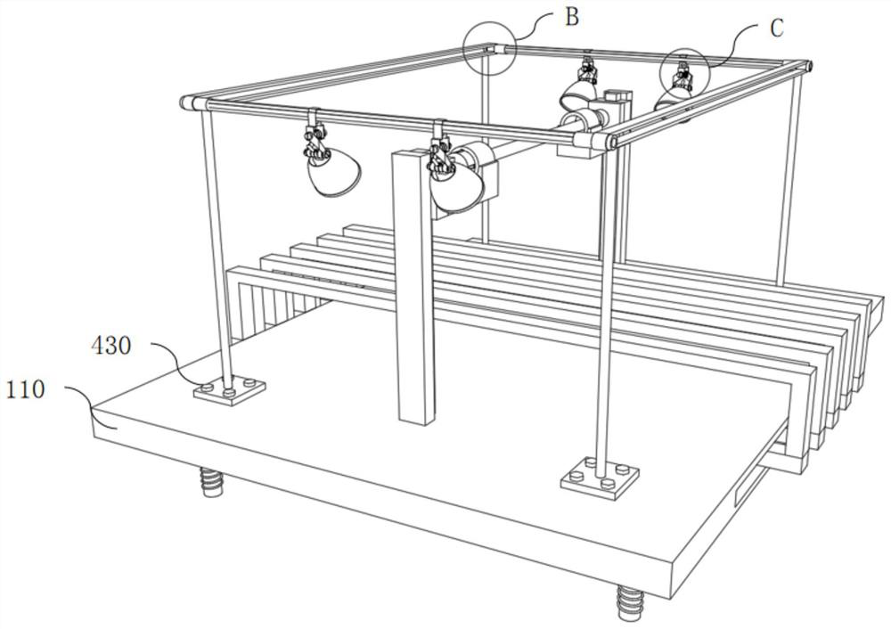 Fixing lamp holder device for preventing LED lamp tube from falling off