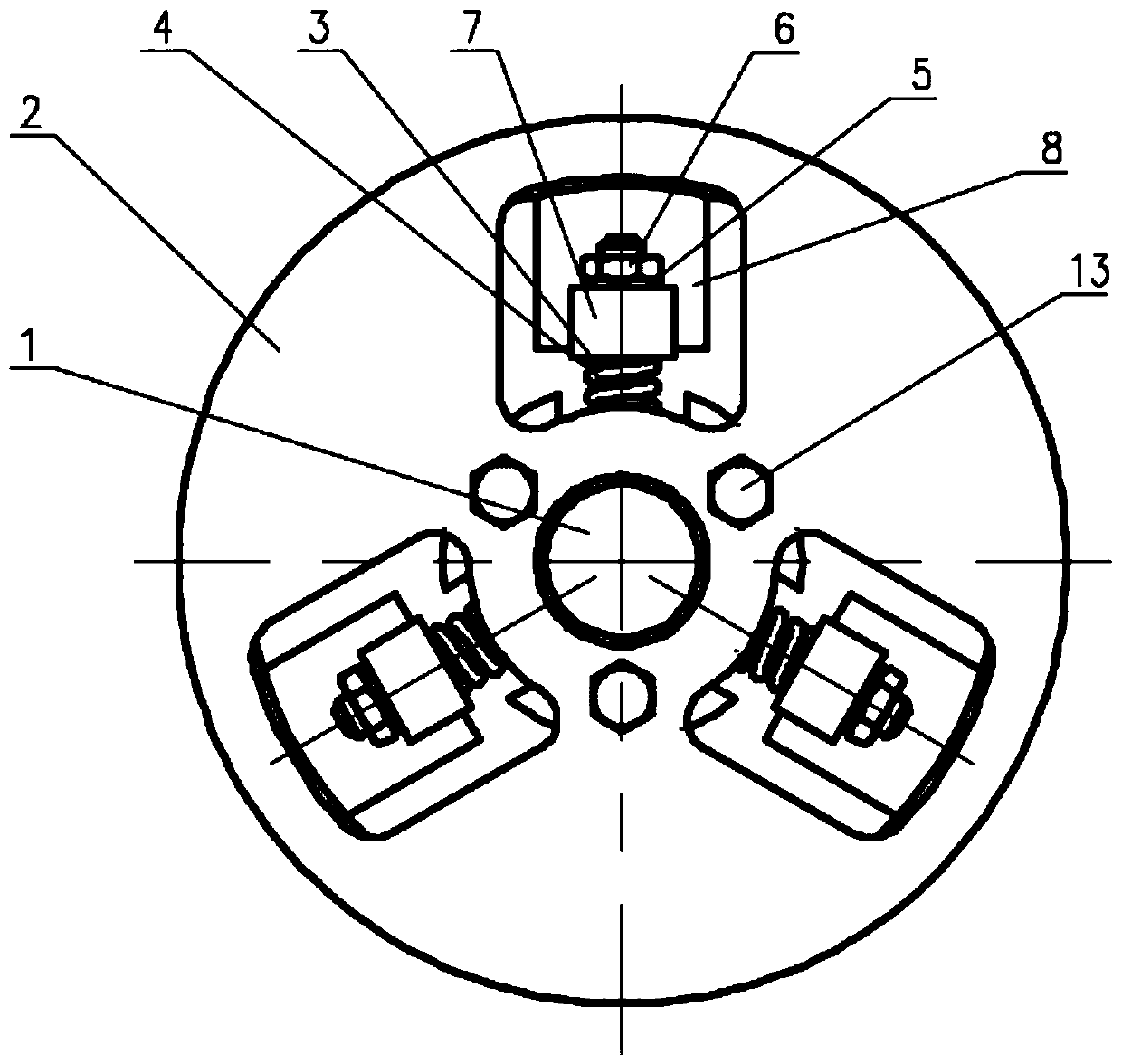 A system and method for clamping the outer wall of thin-walled cylindrical parts by turning