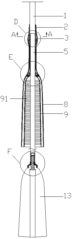 Rotating type mop capable of being spun-dried to remove water