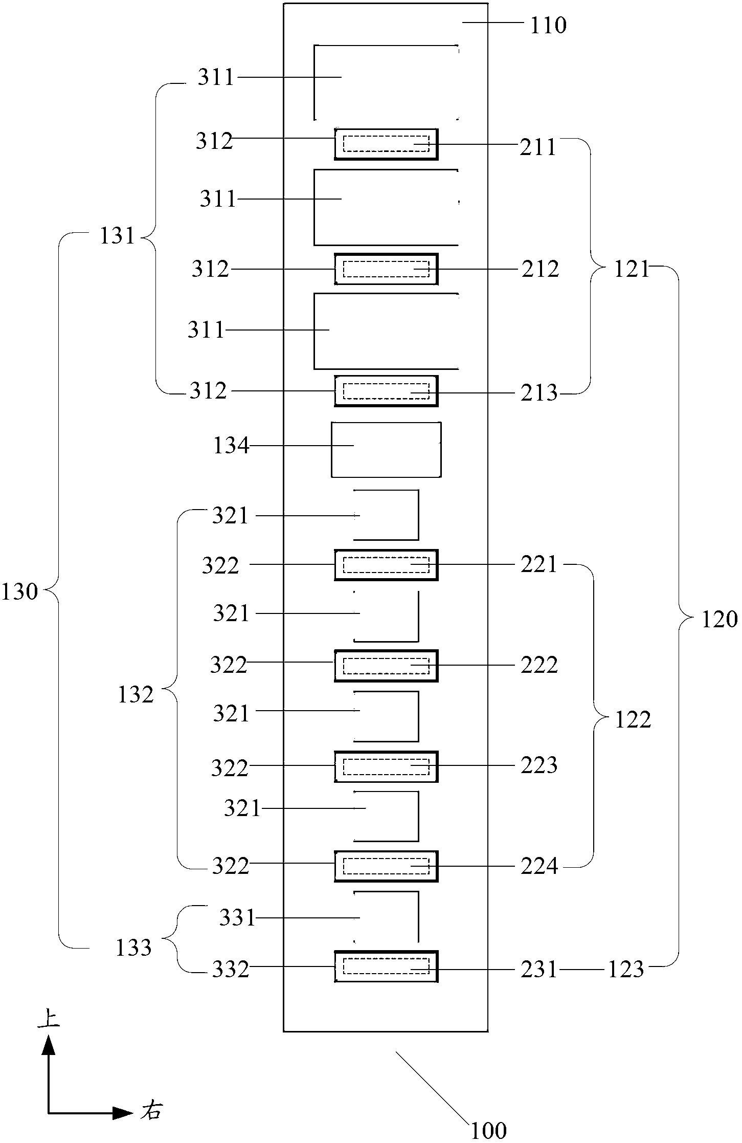 Touch device for refrigerator and refrigerator with same