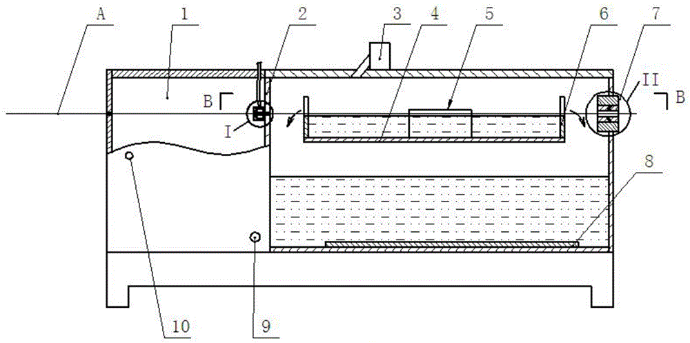 Film coating device for steel stranded steel wire drawing and using method