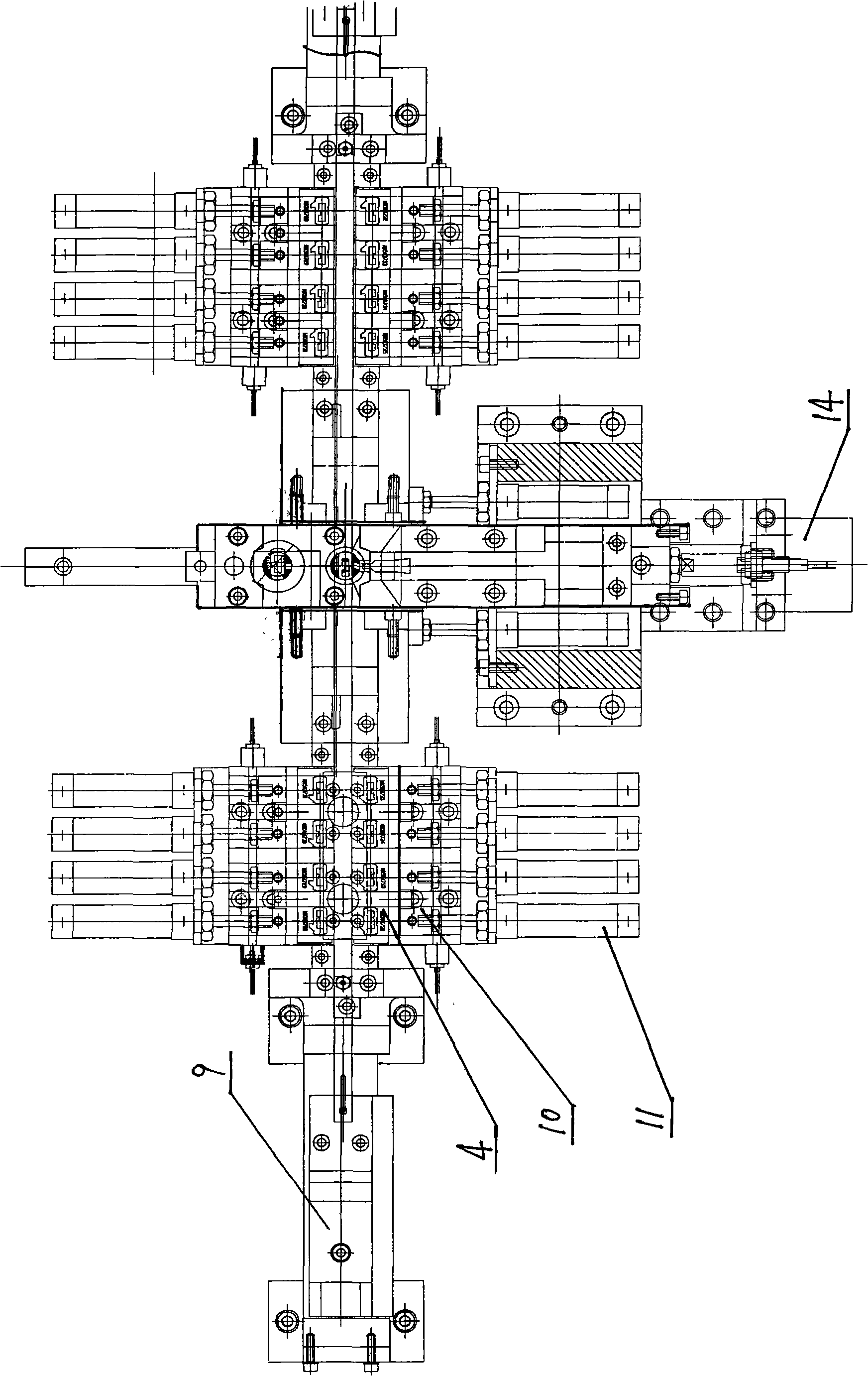 Automobile lock cylinder automatic assembly machine