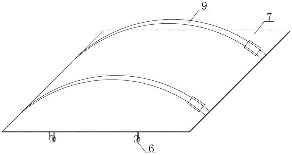 Size adjustable type material lifting device and construction method of size adjustable type material lifting device