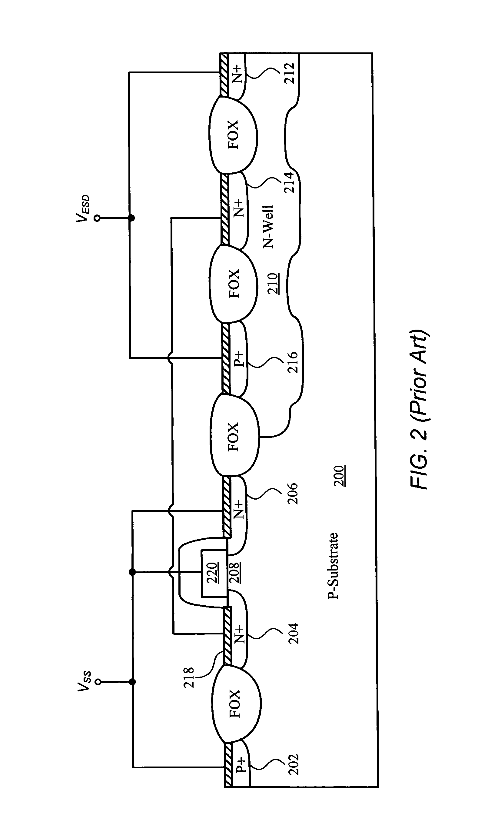 Capacitor triggered silicon controlled rectifier