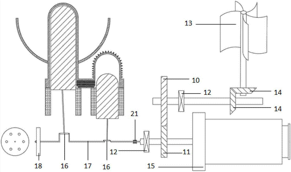 Wind and light combined power generator