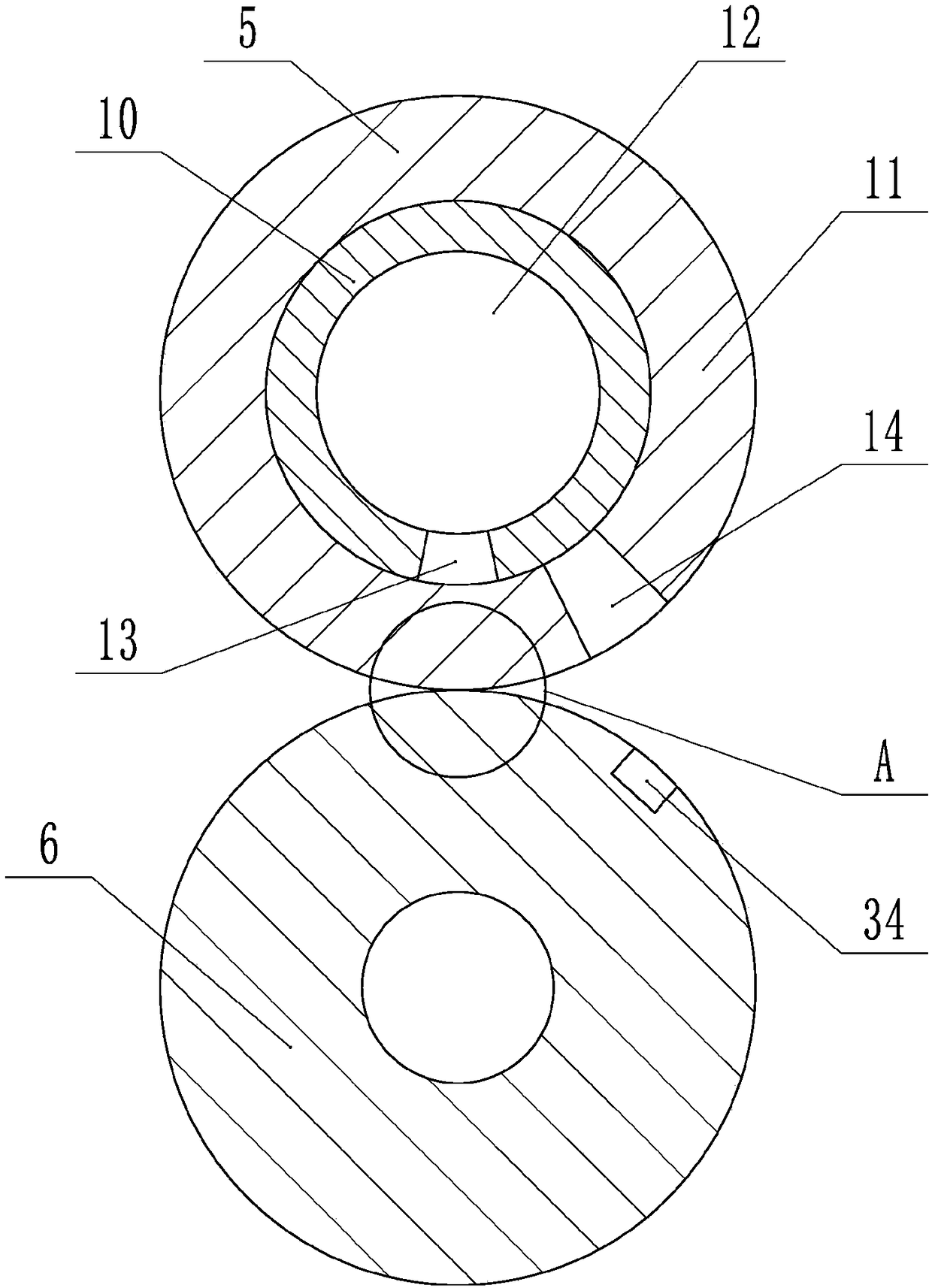 Cleaning device for textile processing