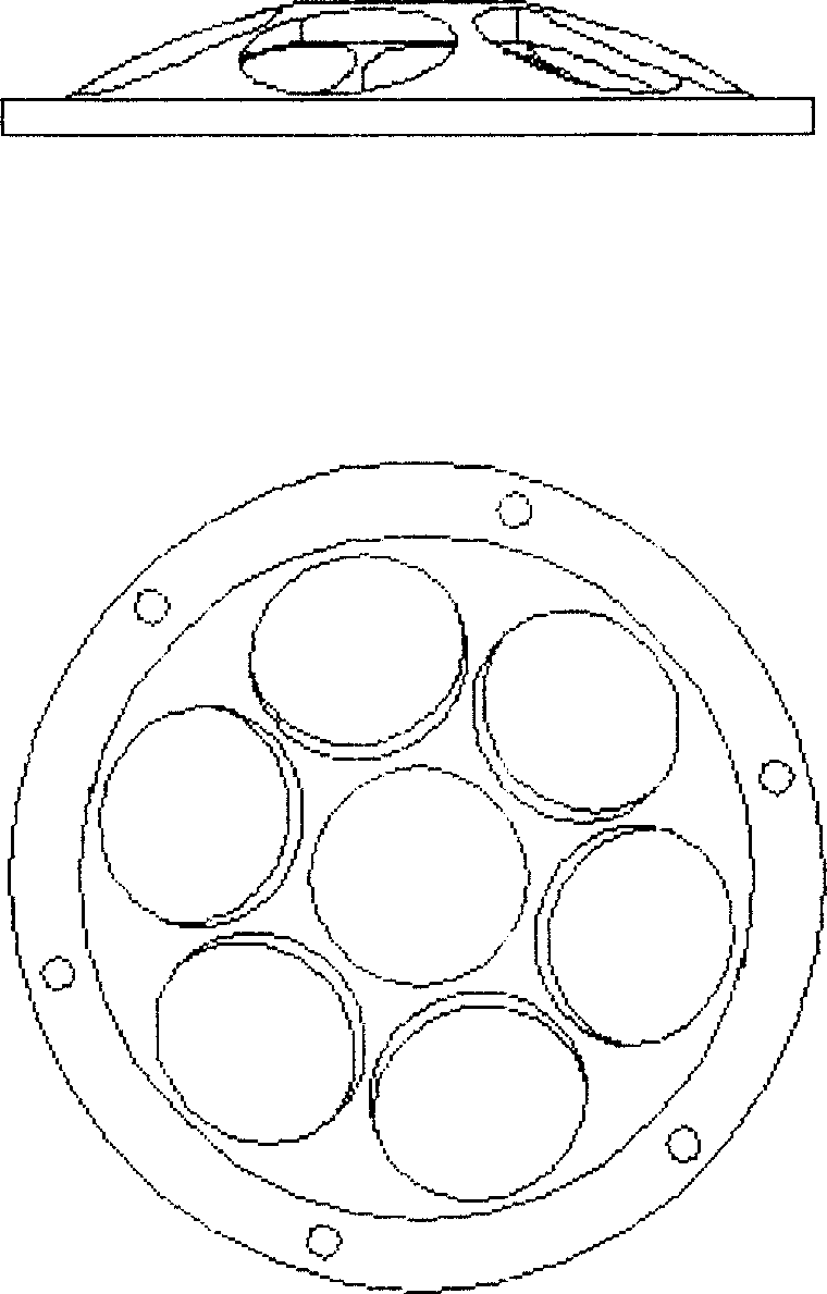 Piezoelectric type multi array element high intensity focusing ultrasonic transducer and focusing method