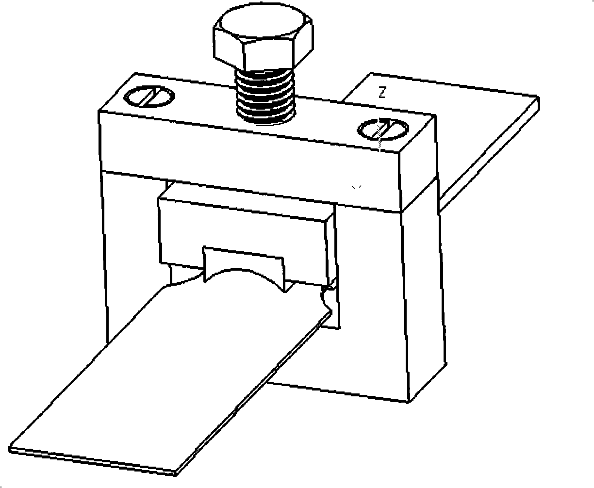 Test device and method for acquiring limit strain of laser tailor welded plate plane with different thickness