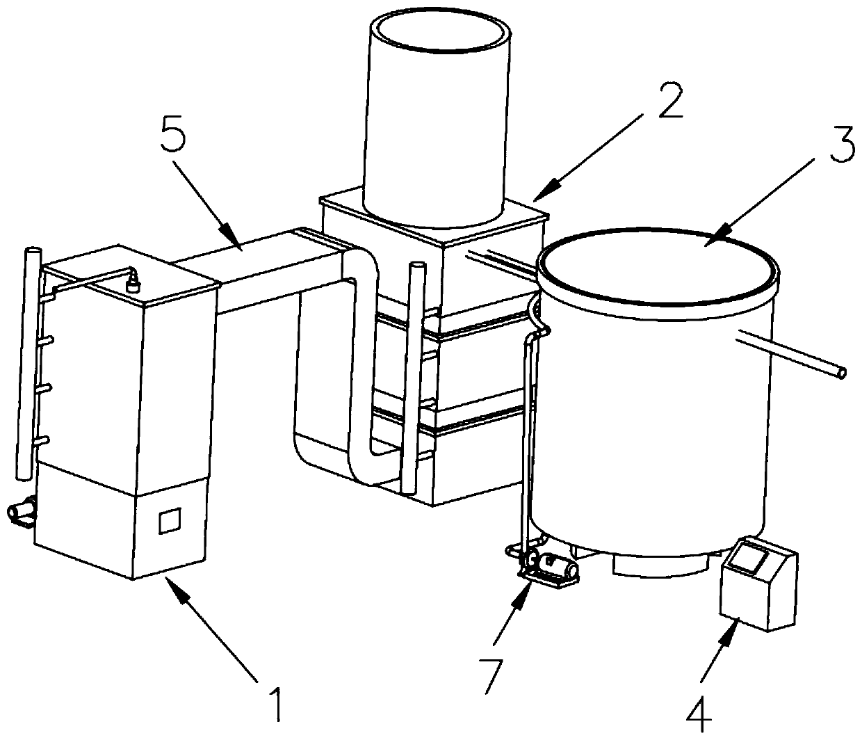 Boiler system with heat energy recovery function and heat energy recovery method of boiler system