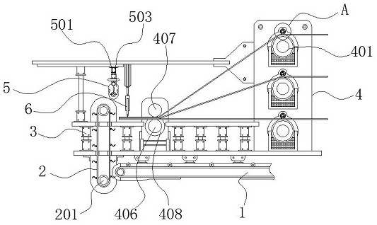 Pole core assembling mechanism for automatic production of lithium battery