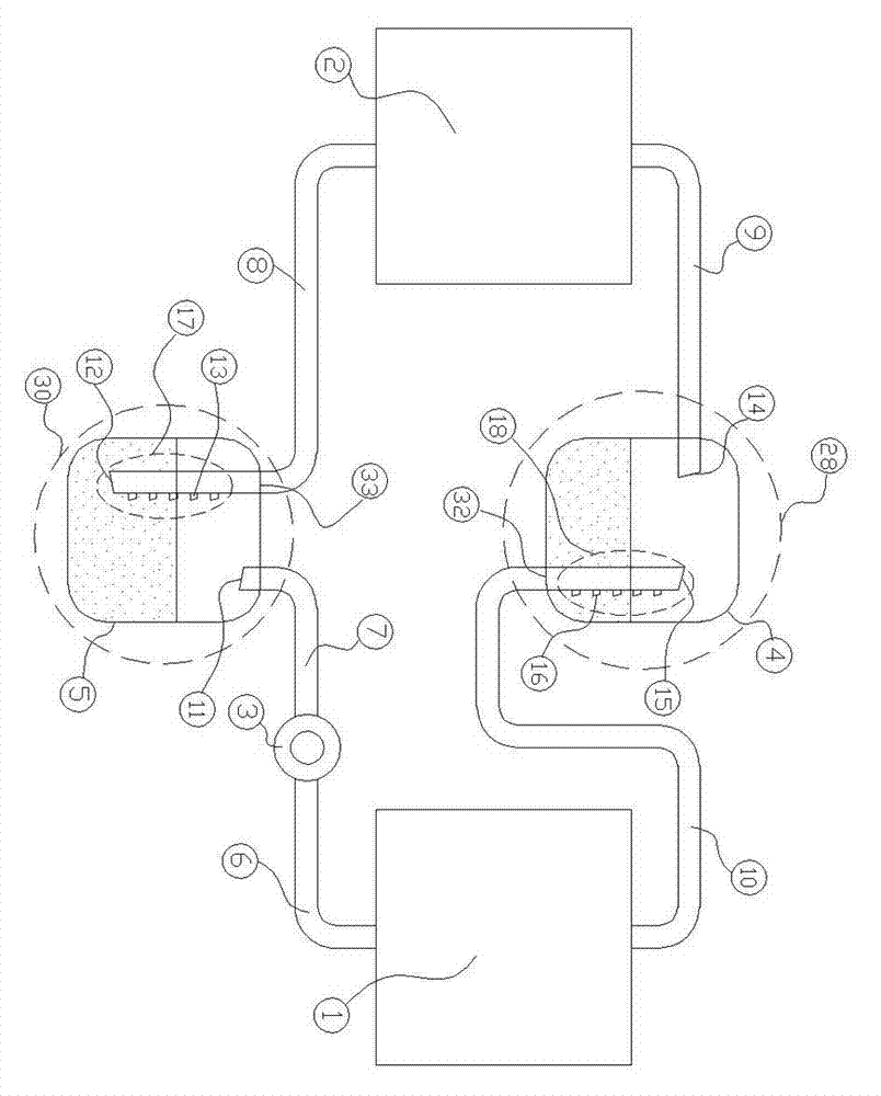 Two-phase flow power heat pipe system