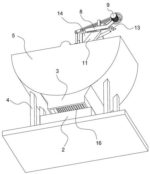 Livestock feed screening device