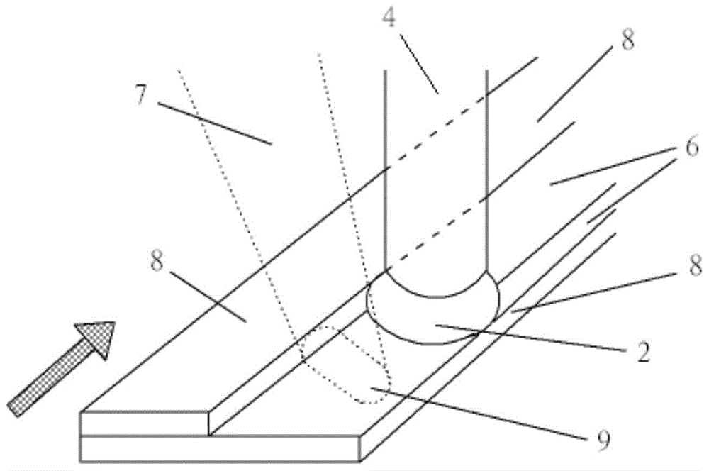 Laser-assisted liquid metal synchronously-casting mould-free forming method