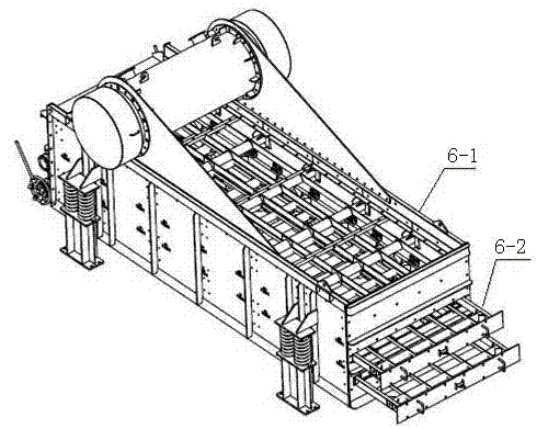 Modularized drawer-type multilayer vibrating screen and manufacture method thereof