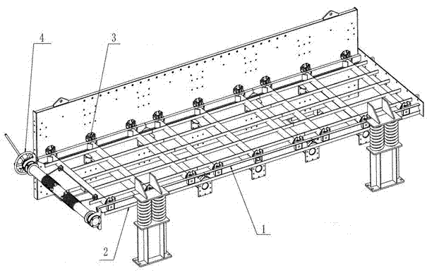 Modularized drawer-type multilayer vibrating screen and manufacture method thereof