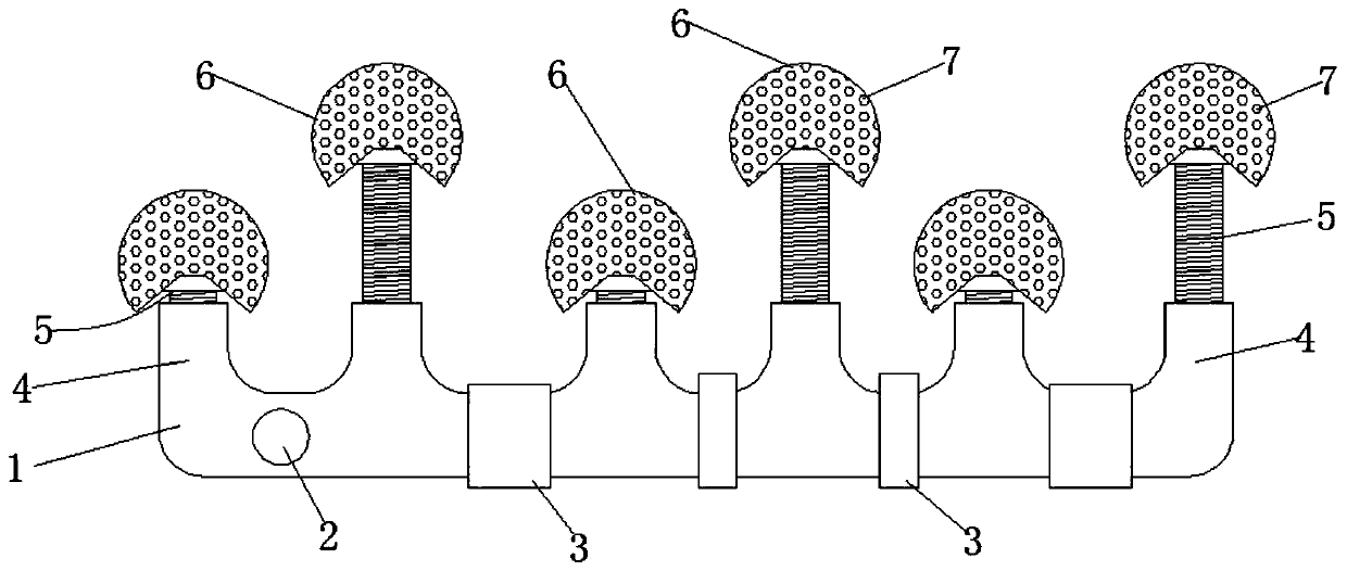 Aeration membrane device