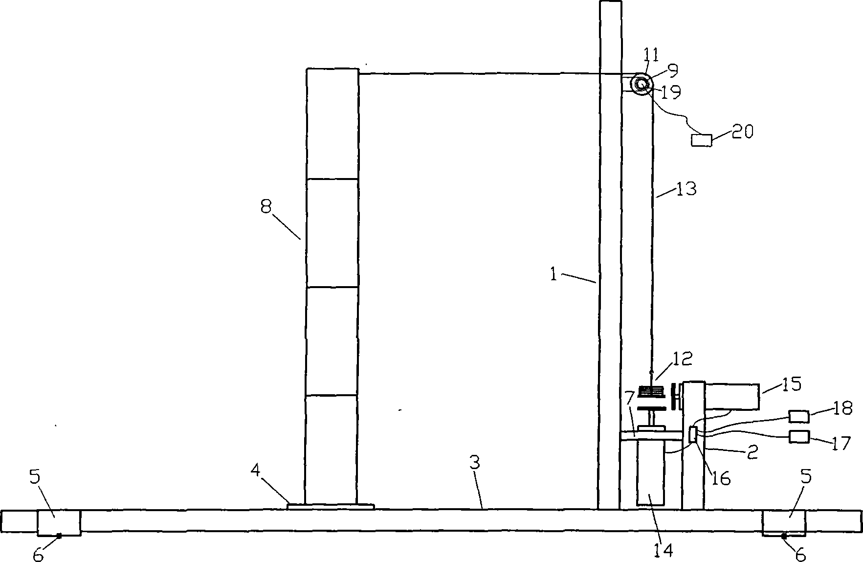 Loading and testing synthetic experimental device